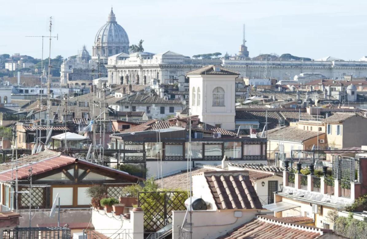 Spanish Steps Amazing Terrace Daire Roma Dış mekan fotoğraf
