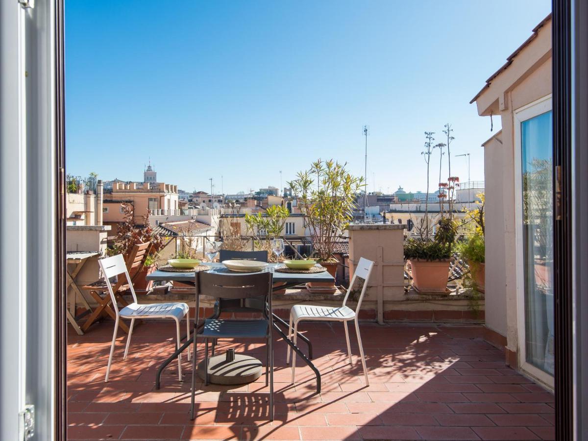 Spanish Steps Amazing Terrace Daire Roma Dış mekan fotoğraf